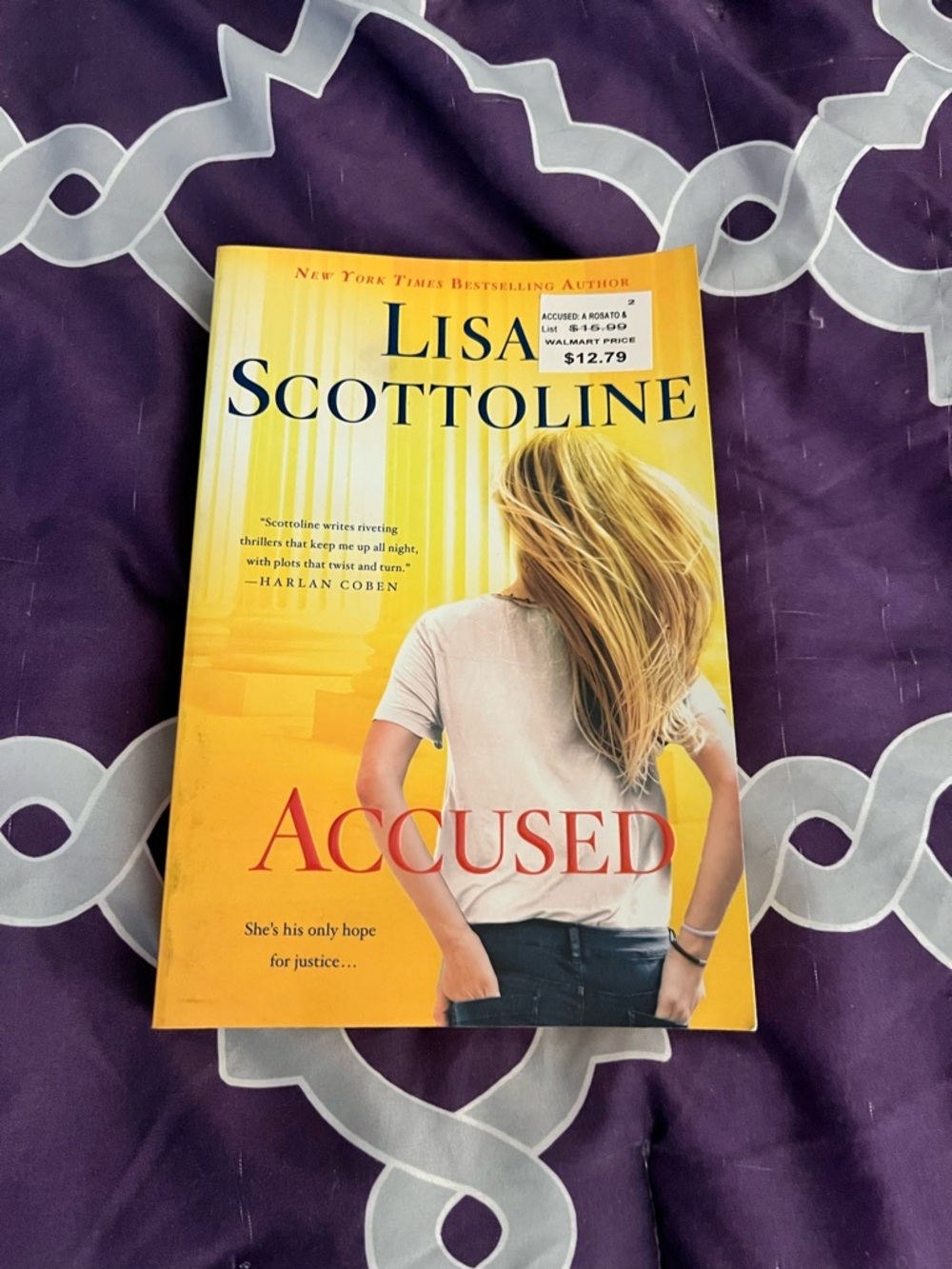 "Accused" Paperback Book - Yellow Cover